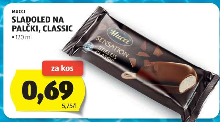 MUCCI SLADOLED NA PALČKI, CLASSIC