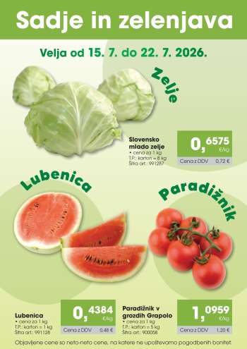 Tuš katalog - 15.7.2026 - 22.7.2026.