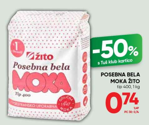 POSEBNA BELA MOKA ŽITO tip 400, 1 kg