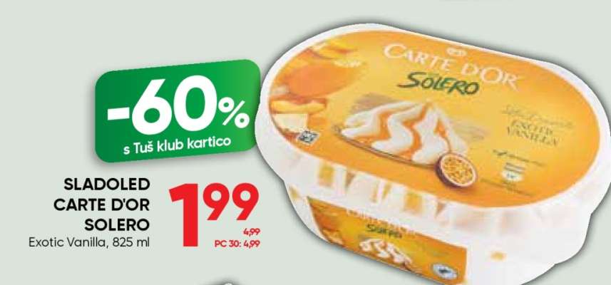 Sladoled Carte D'Or Solero