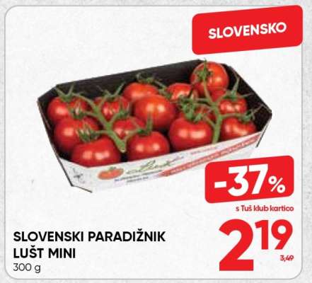 SLOVENSKI PARADIŽNIK LUŠT MINI