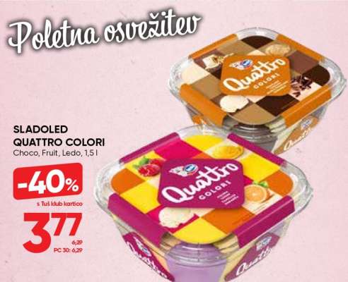 Sladoled Quattro Colori