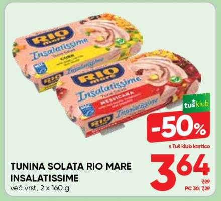 Tunina solata Rio Mare Insalatissime
