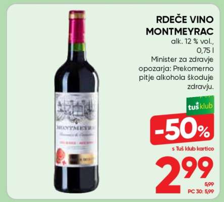 RDEČE VINO MONTMEYRAC