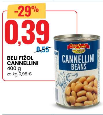 Beli Fižol Cannellini