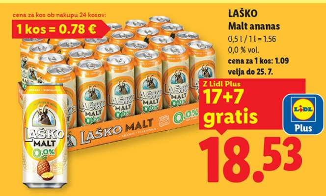 LAŠKO MALT ANANAS