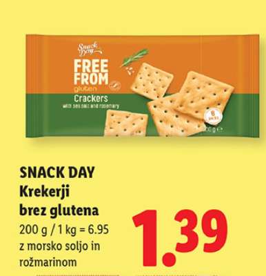 Snack day Krekerji brez glutena