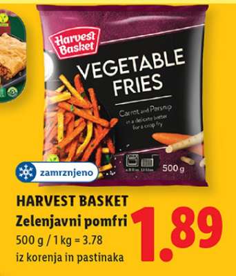 HARVEST BASKET Zelenjavni pomfri