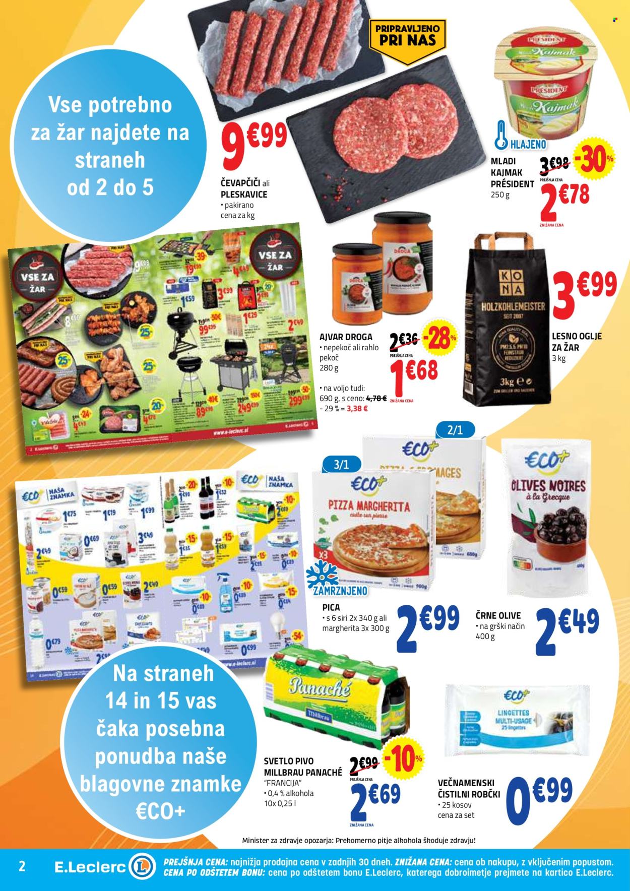 E.Leclerc katalog - 22.7.2026 - 1.8.2026. Stran 2
