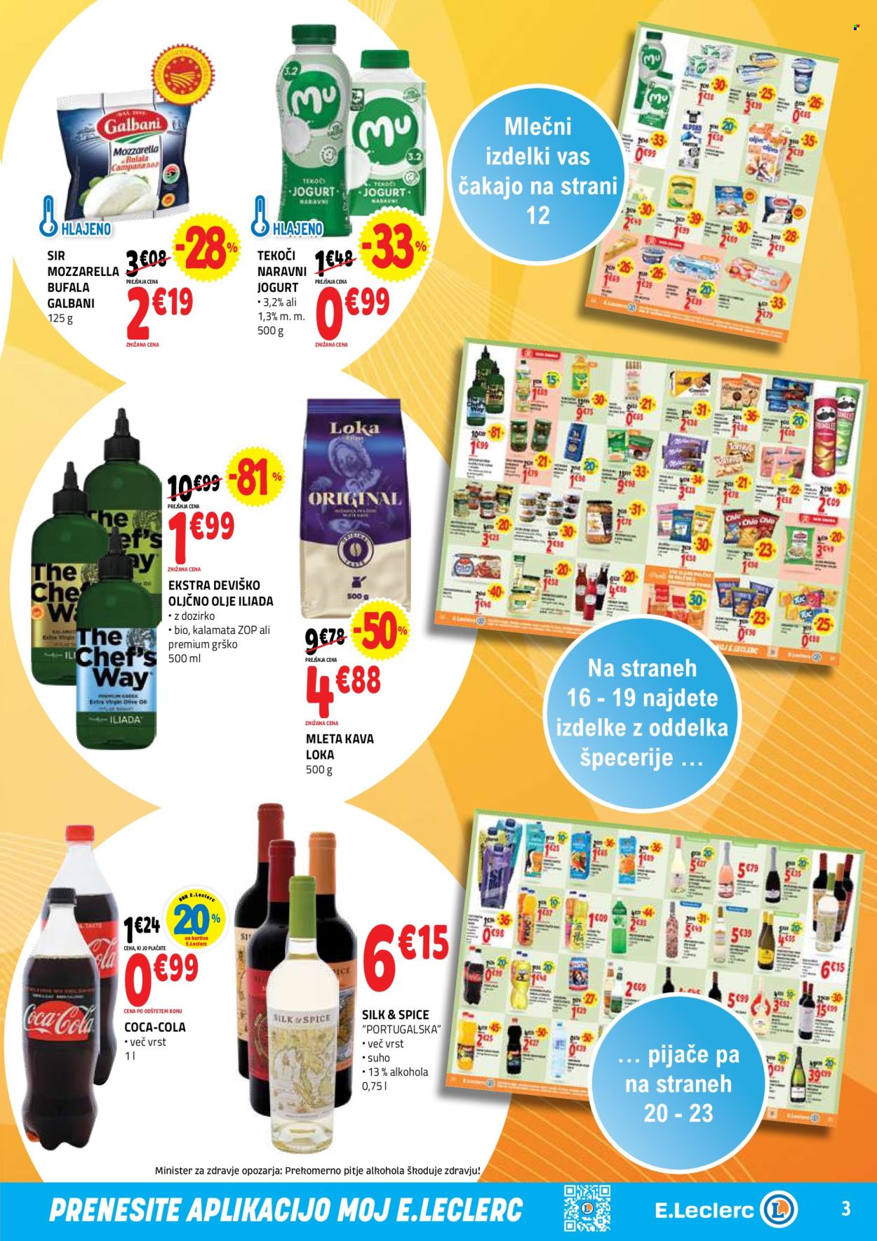 E.Leclerc katalog - 22.7.2026 - 1.8.2026. Stran 3