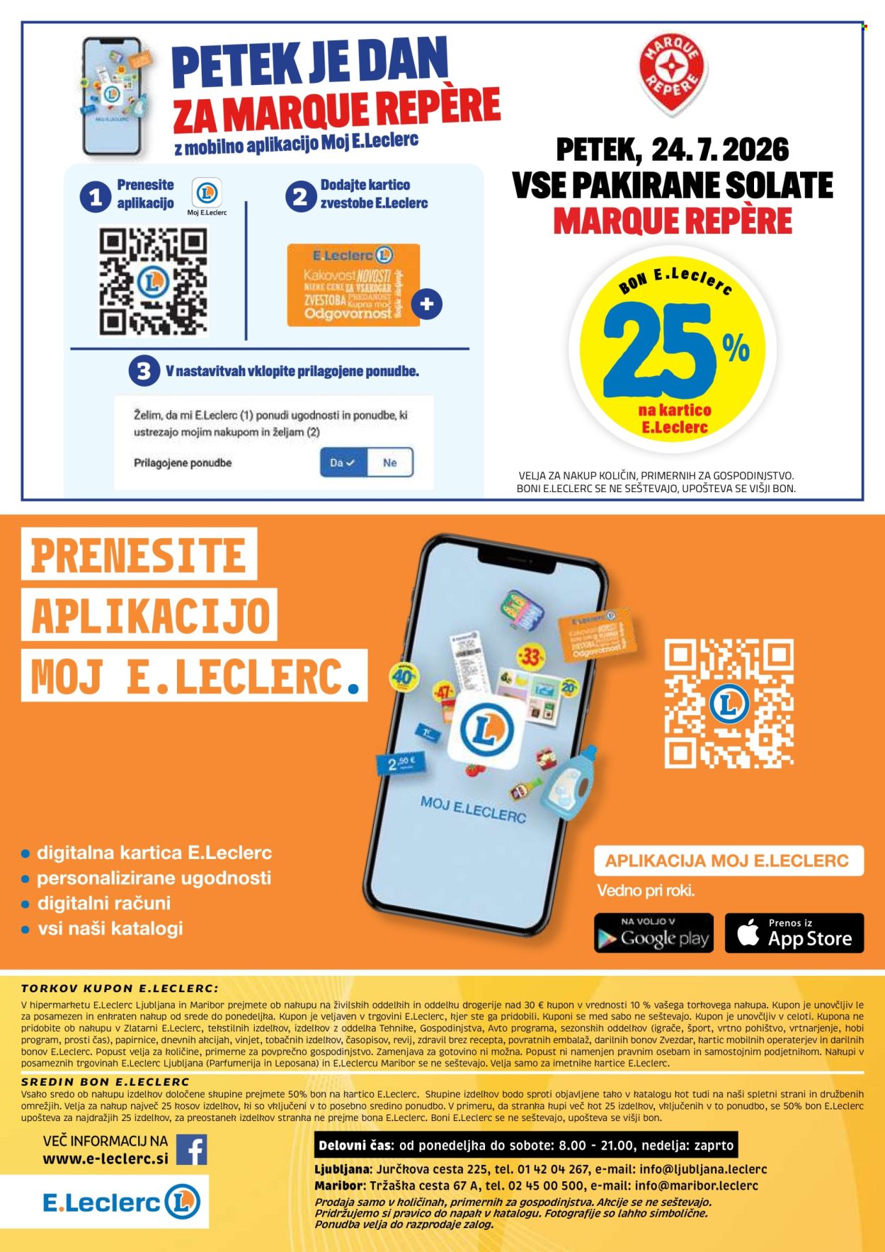 E.Leclerc katalog - 22.7.2026 - 1.8.2026. Stran 4
