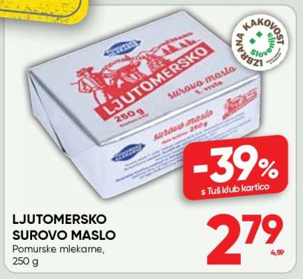 Ljutomersko Surovo Maslo