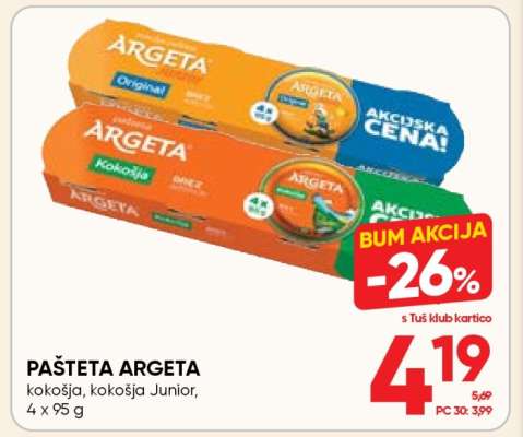 PAŠTETA ARGETA
