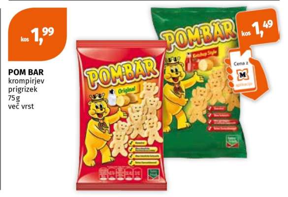 POM BAR krompirjev prigrizek