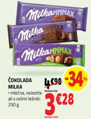 ČOKOLADA MILKA
