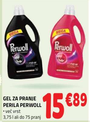 Gel za pranje perila Perwoll