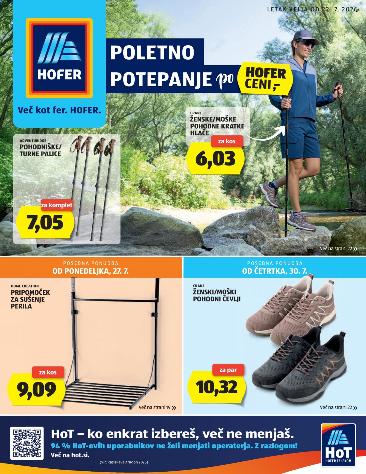 Hofer katalog - 22.7.2026 - 30.7.2026. Stran 1