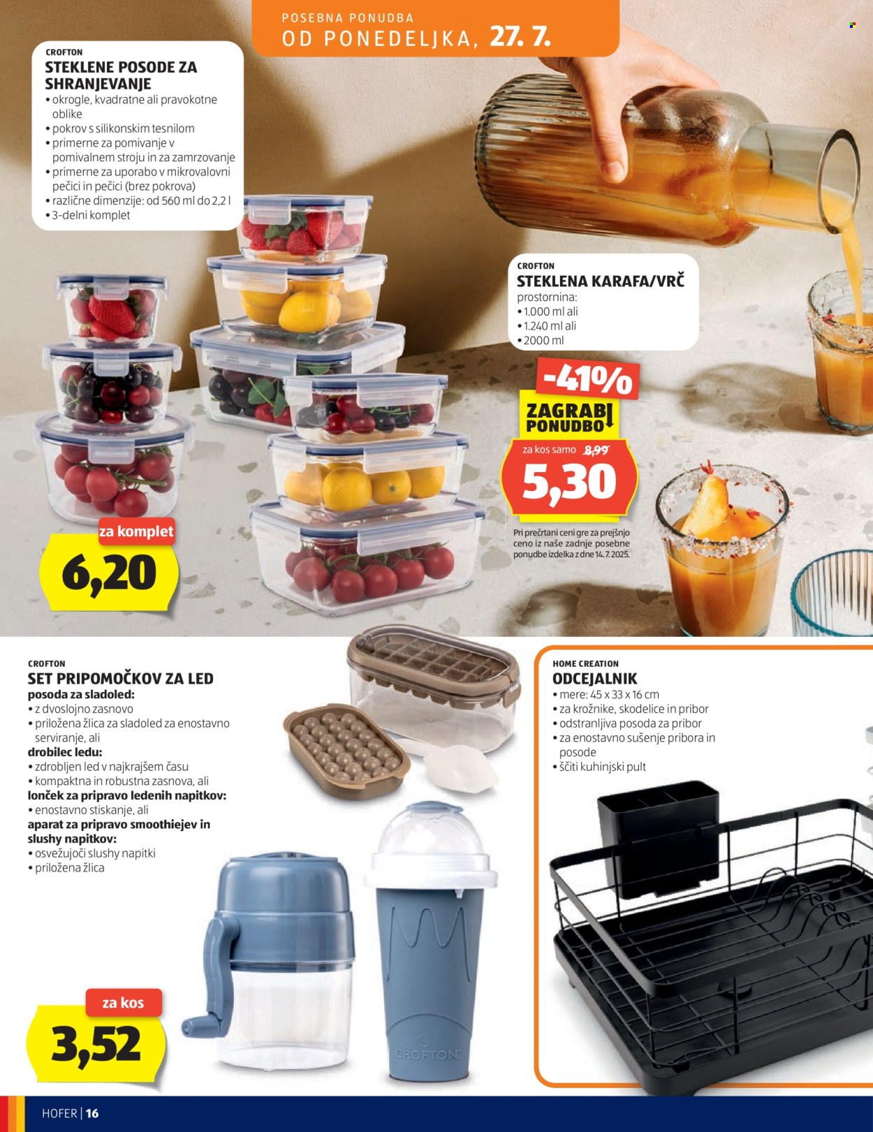 Hofer katalog - 22.7.2026 - 30.7.2026. Stran 16