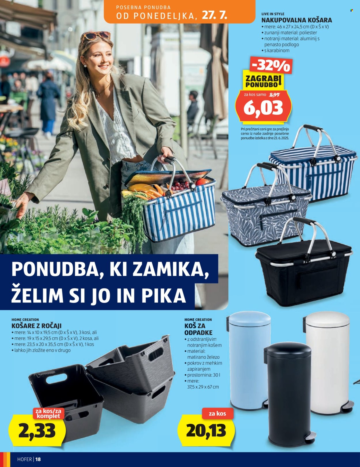 Hofer katalog - 22.7.2026 - 30.7.2026. Stran 18