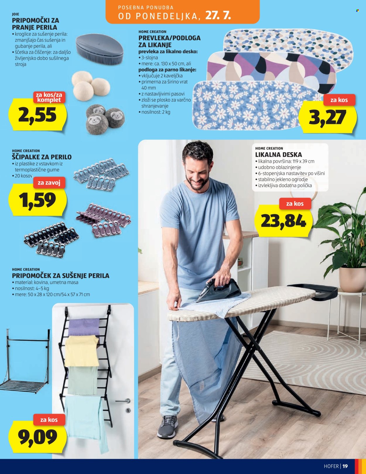 Hofer katalog - 22.7.2026 - 30.7.2026. Stran 19