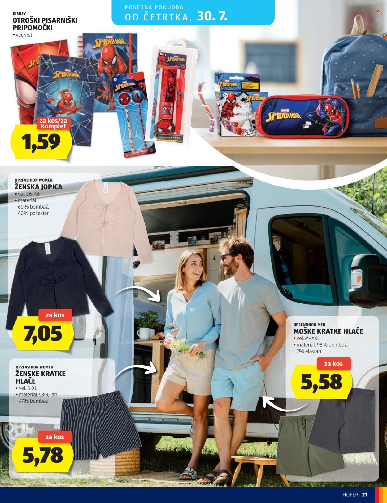 Hofer katalog - 22.7.2026 - 30.7.2026. Stran 21