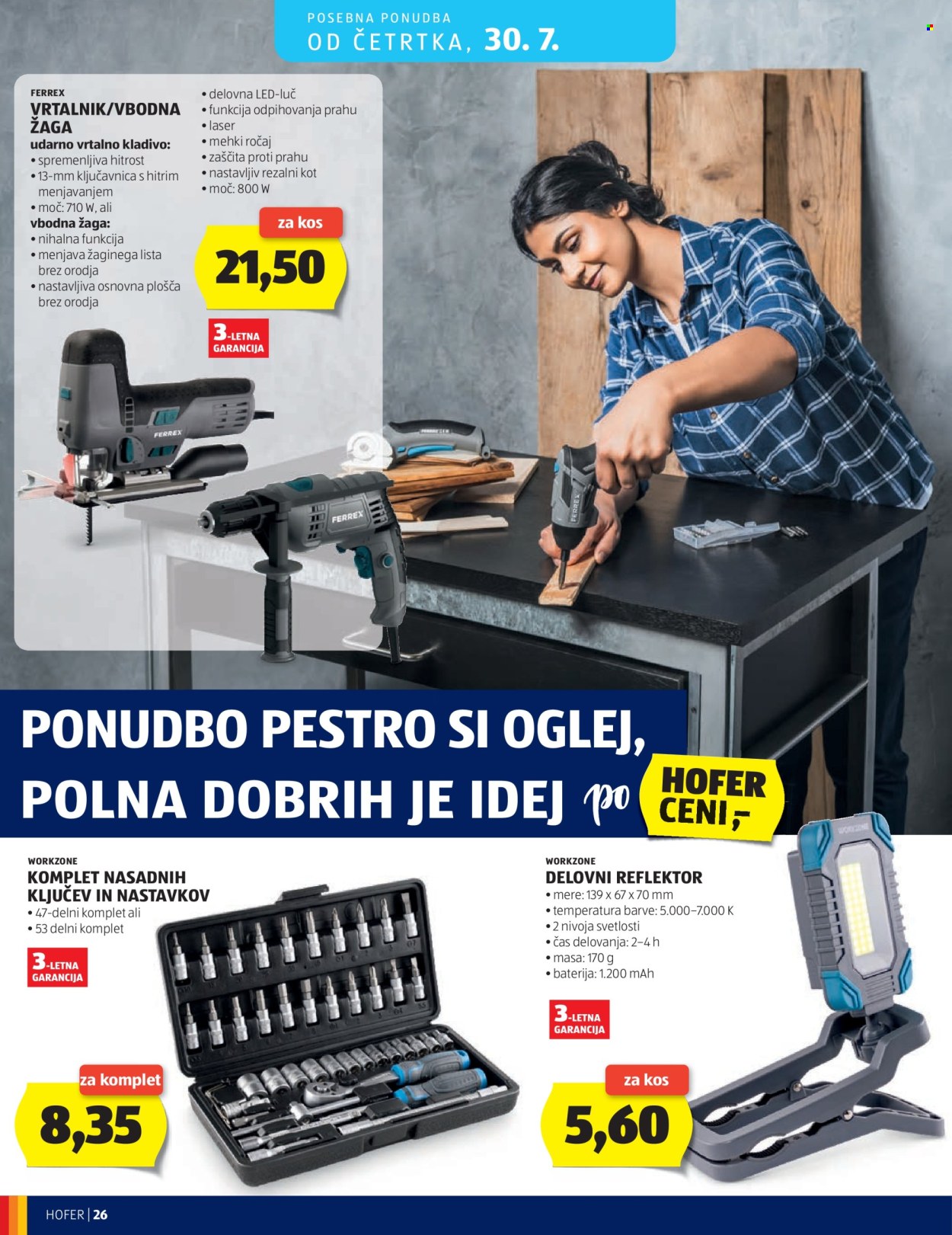 Hofer katalog - 22.7.2026 - 30.7.2026. Stran 26