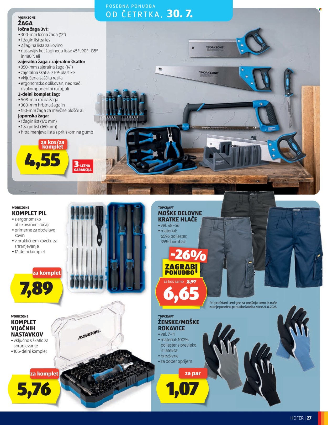 Hofer katalog - 22.7.2026 - 30.7.2026. Stran 27