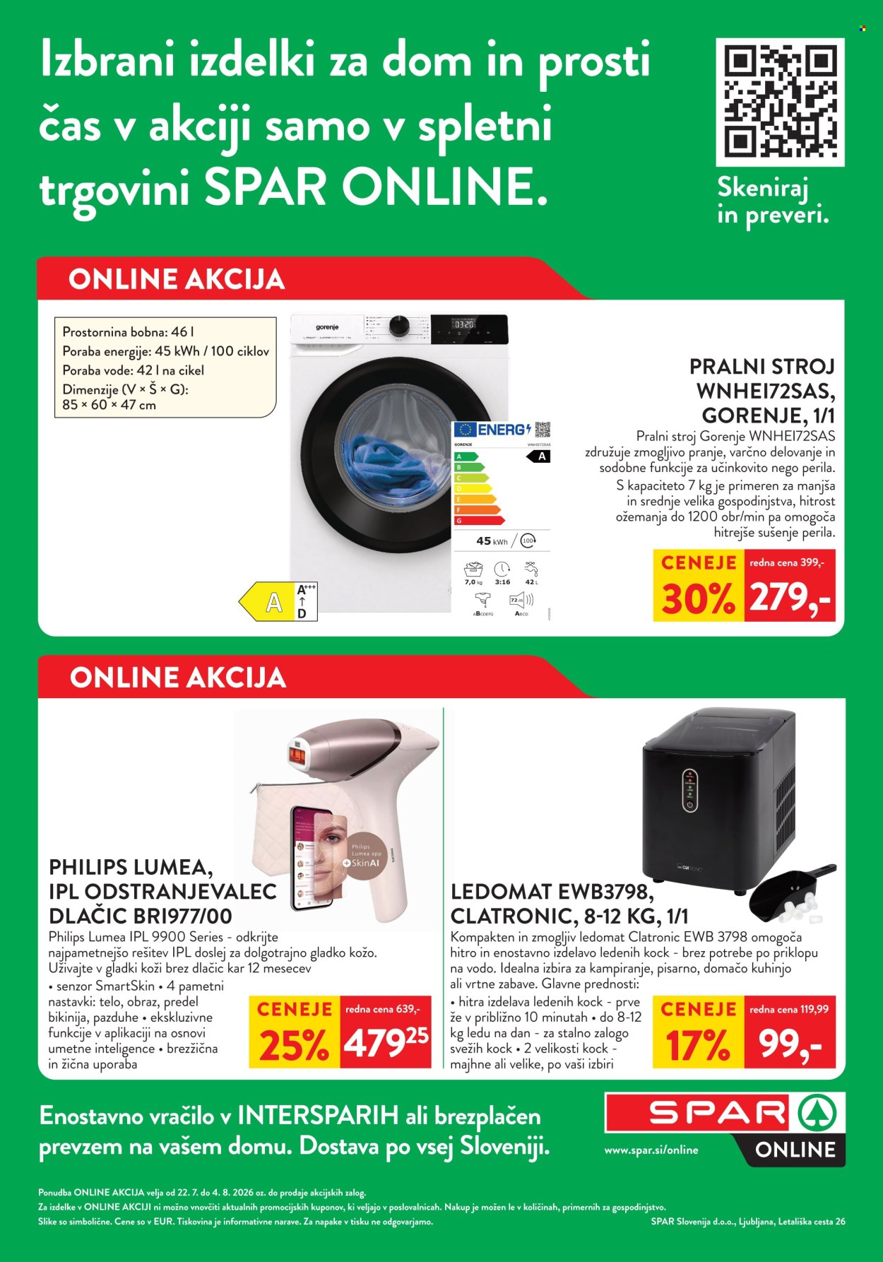 SPAR katalog - 22.7.2026 - 4.8.2026. Stran 1