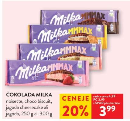 ČOKOLADA MILKA
