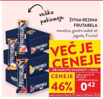 Žitna rezina Frutabela
