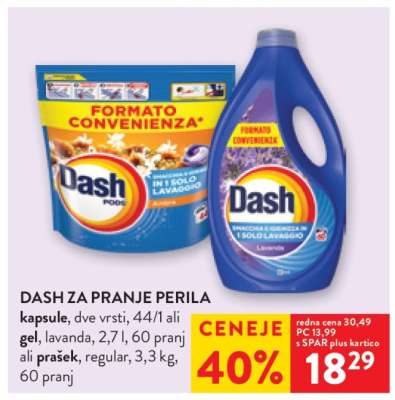 DASH ZA PRANJE PERILA