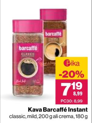 Kava Barcaffé instant