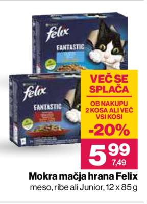 Mokra mačja hrana Felix