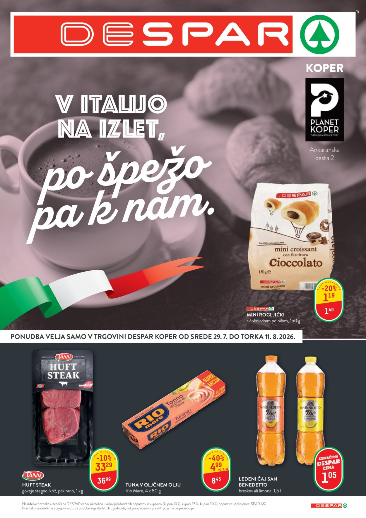 SPAR katalog - 29.7.2026 - 11.8.2026. Stran 1