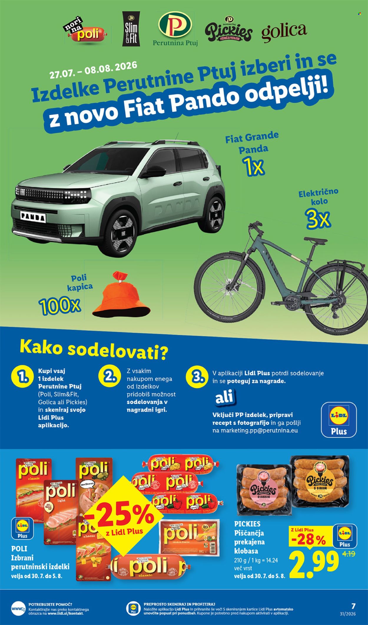 Lidl katalog - 30.7.2026 - 5.8.2026. Stran 7