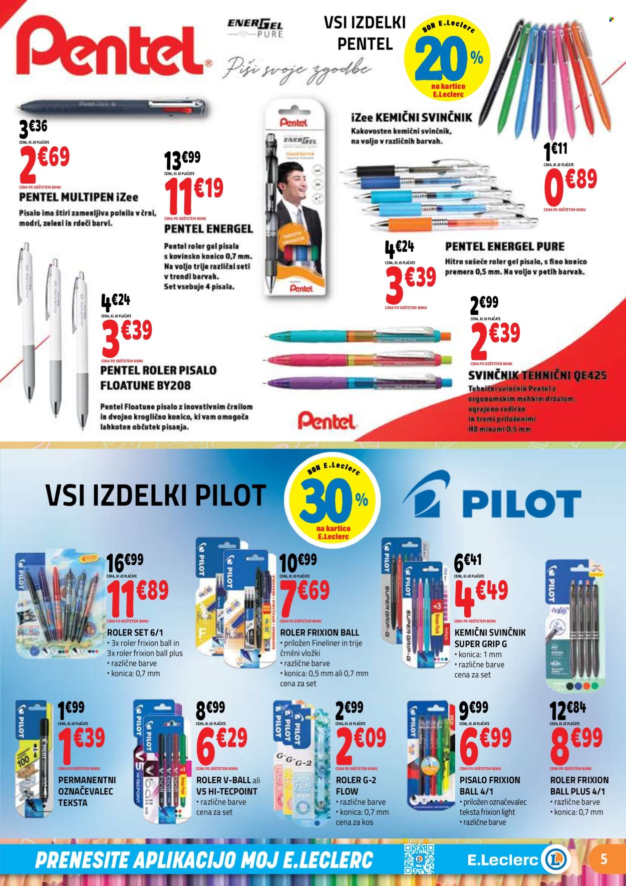 E.Leclerc katalog - 29.7.2026 - 29.8.2026. Stran 5