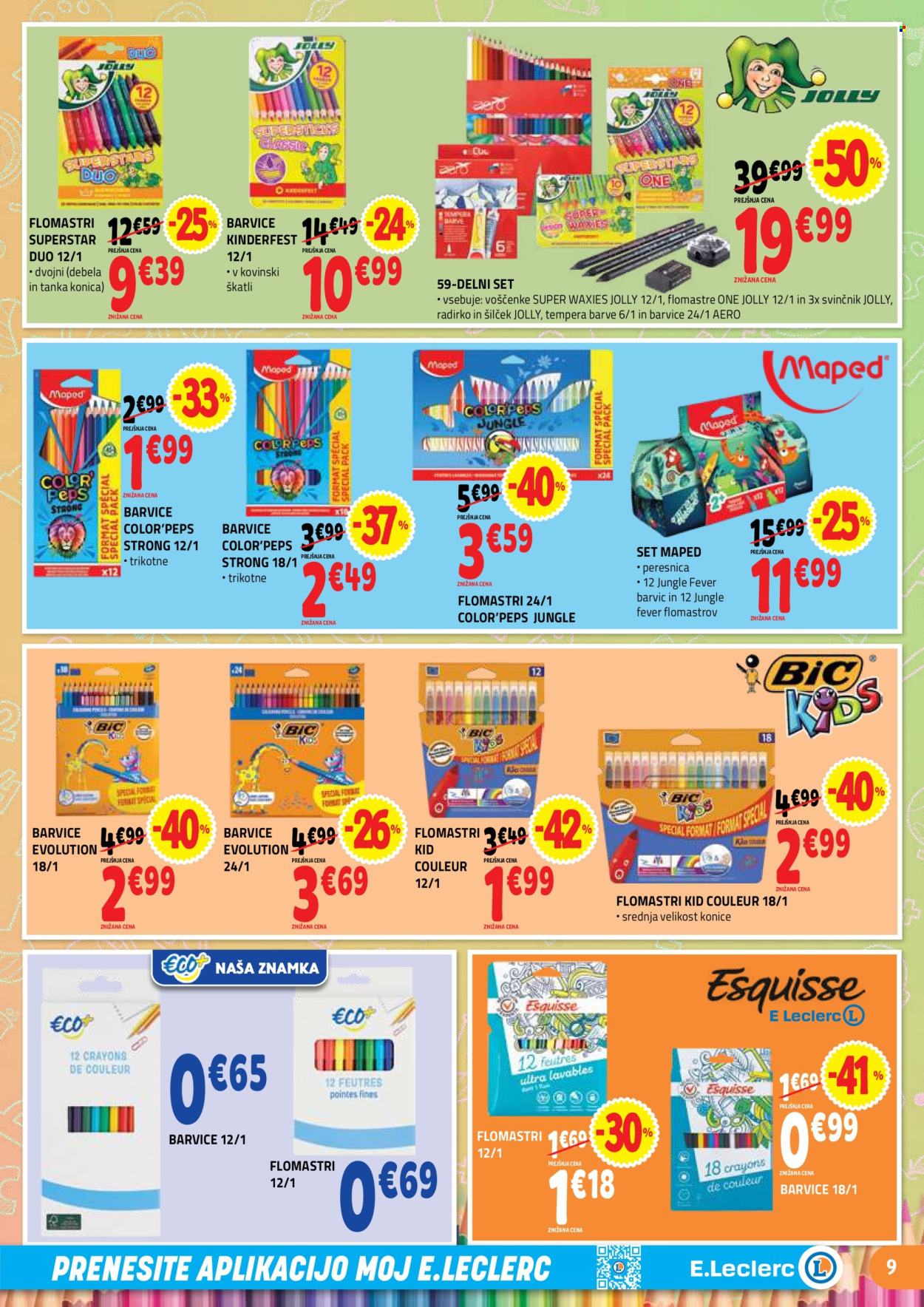 E.Leclerc katalog - 29.7.2026 - 29.8.2026. Stran 9
