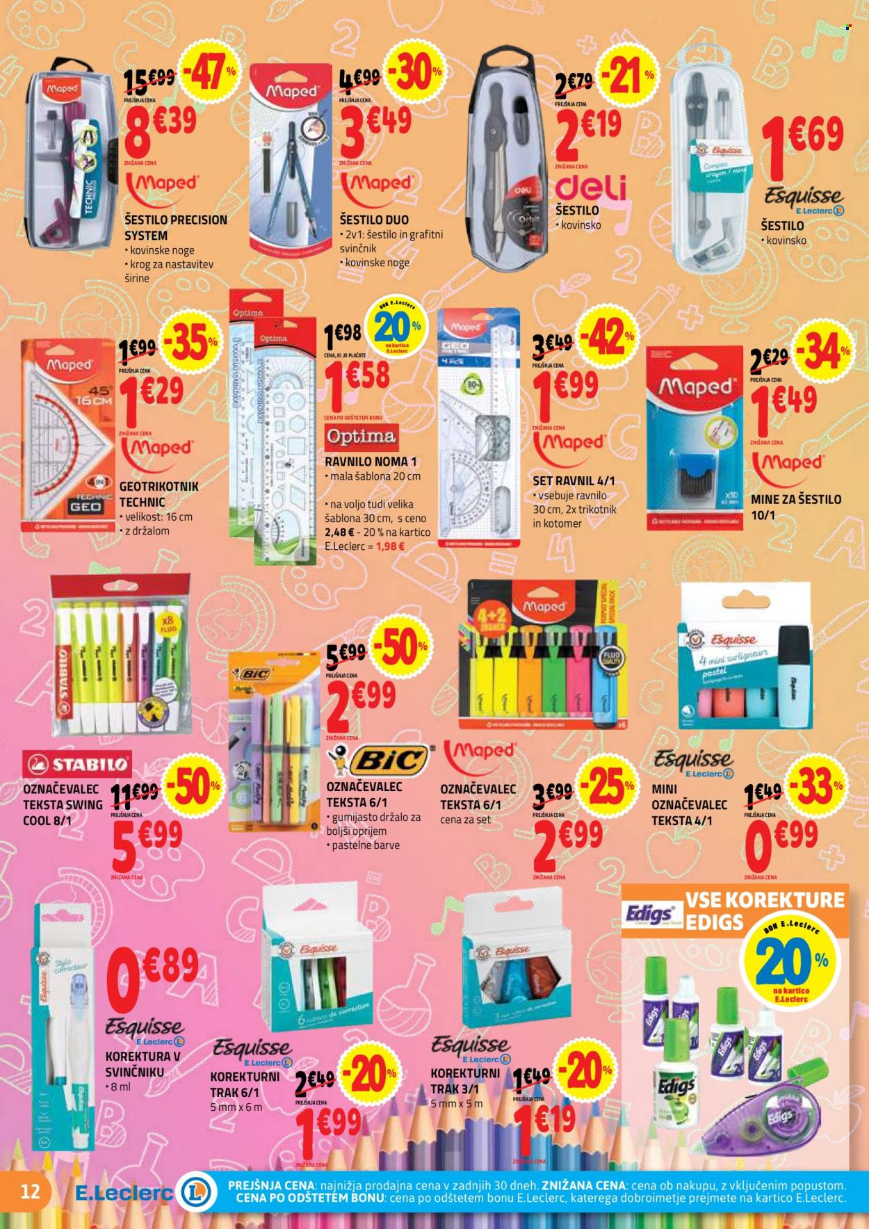 E.Leclerc katalog - 29.7.2026 - 29.8.2026. Stran 12