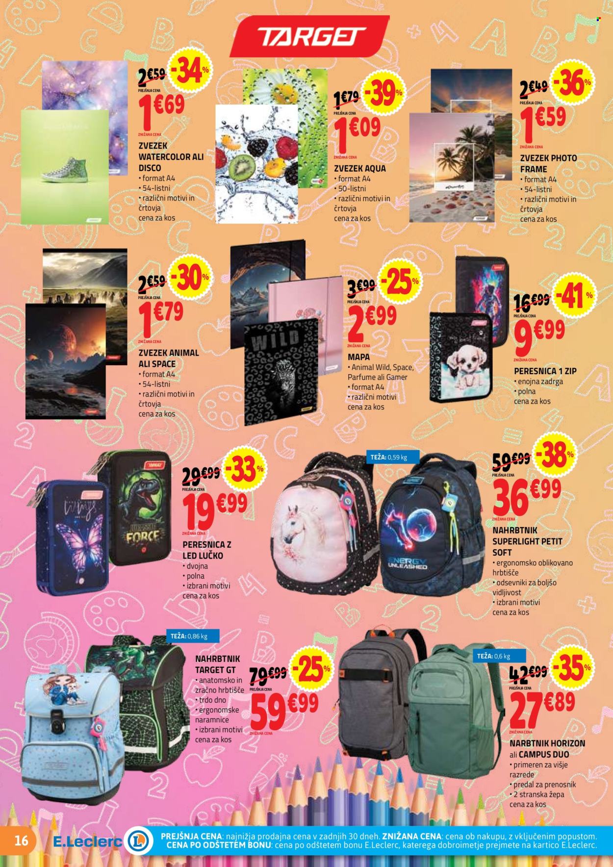 E.Leclerc katalog - 29.7.2026 - 29.8.2026. Stran 16
