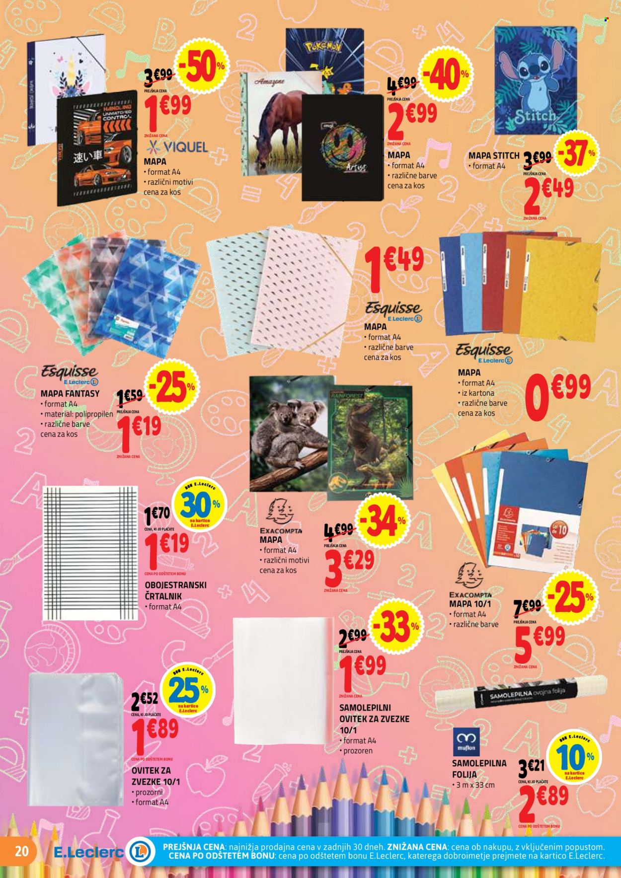 E.Leclerc katalog - 29.7.2026 - 29.8.2026. Stran 20
