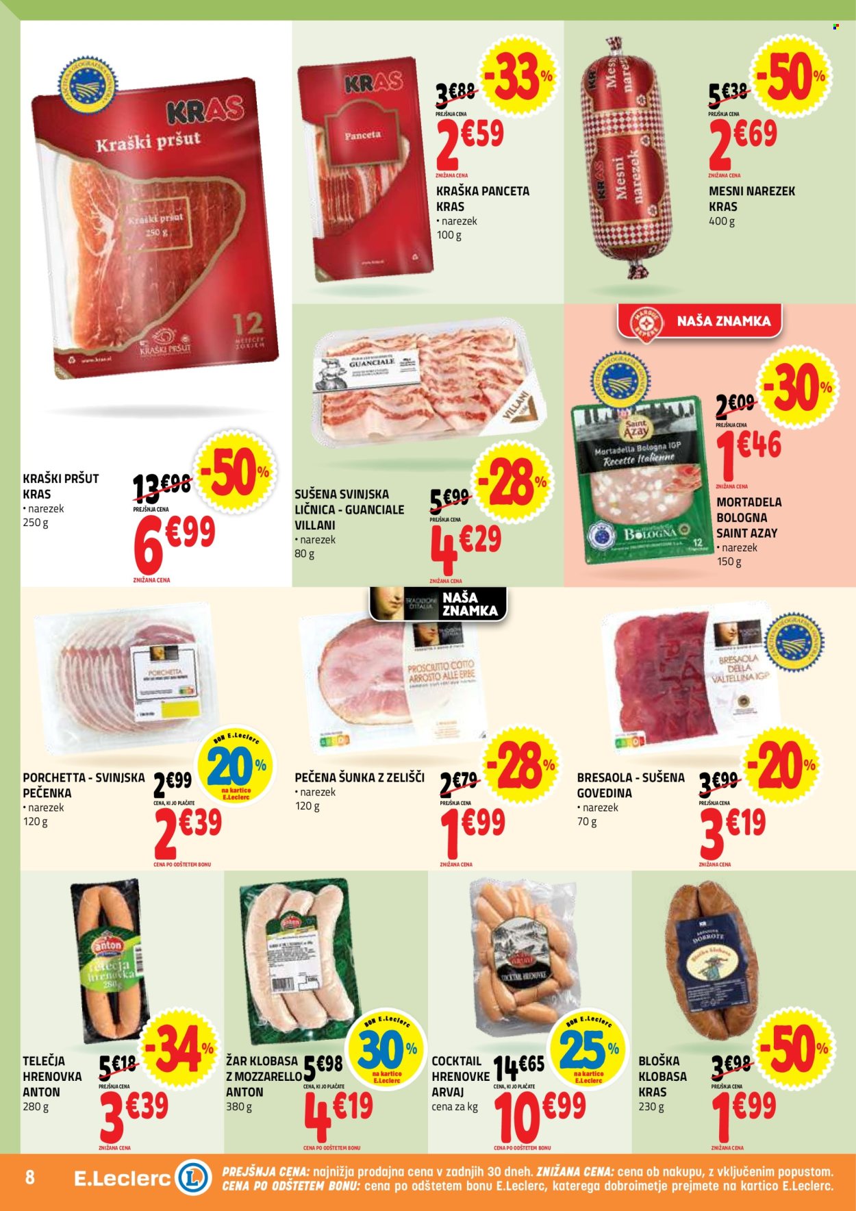 E.Leclerc katalog - 29.7.2026 - 8.8.2026. Stran 8