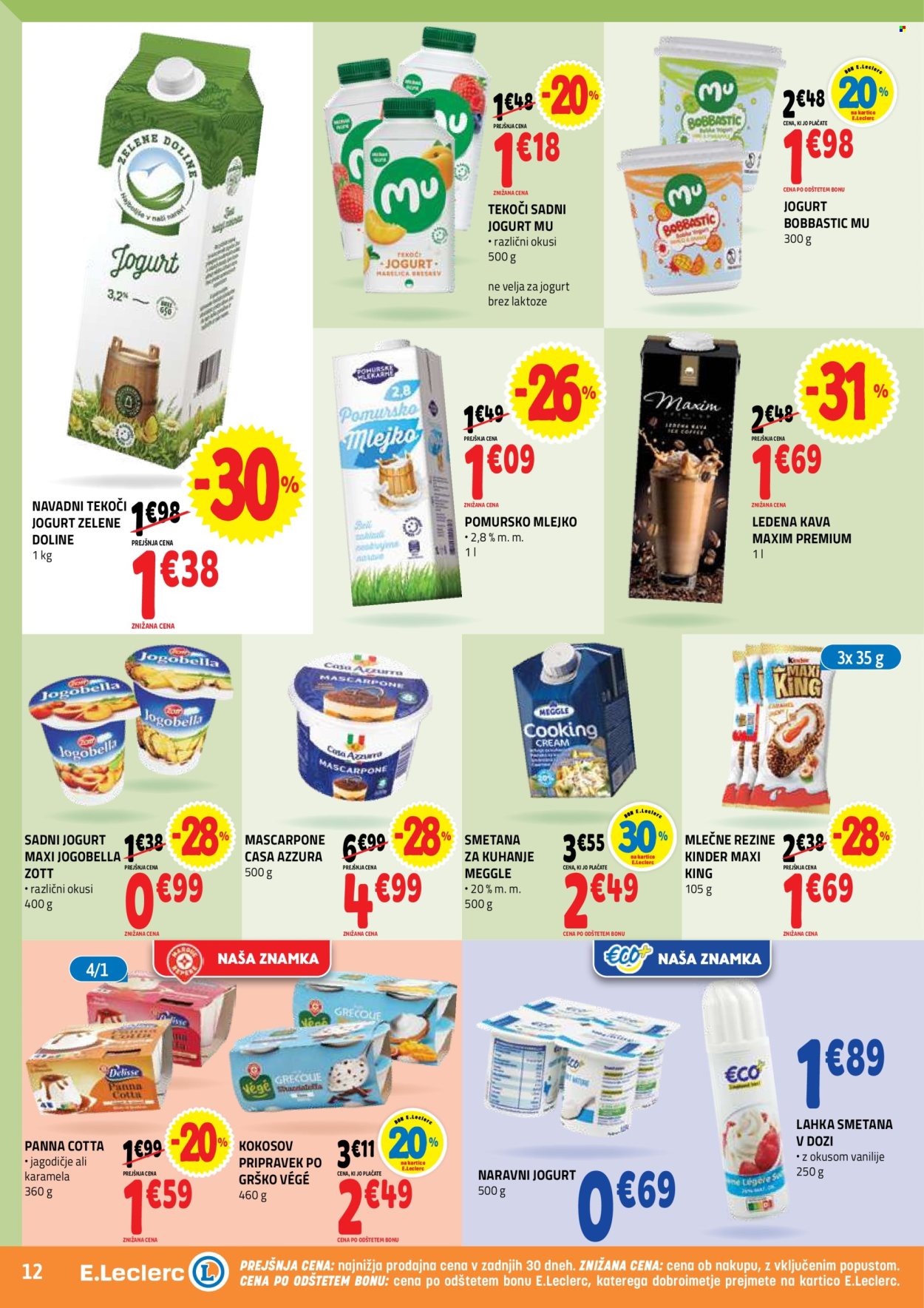 E.Leclerc katalog - 29.7.2026 - 8.8.2026. Stran 12