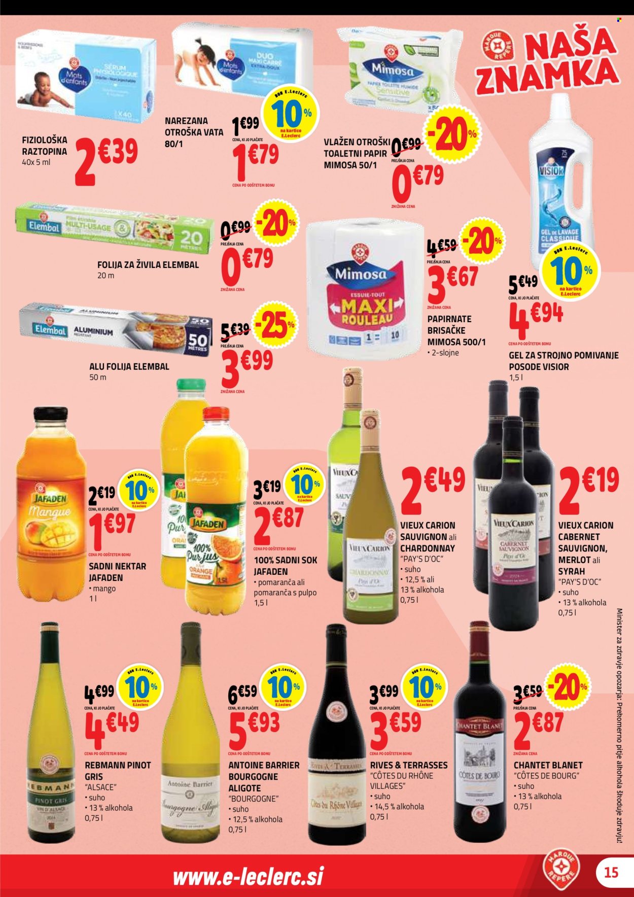 E.Leclerc katalog - 29.7.2026 - 8.8.2026. Stran 15