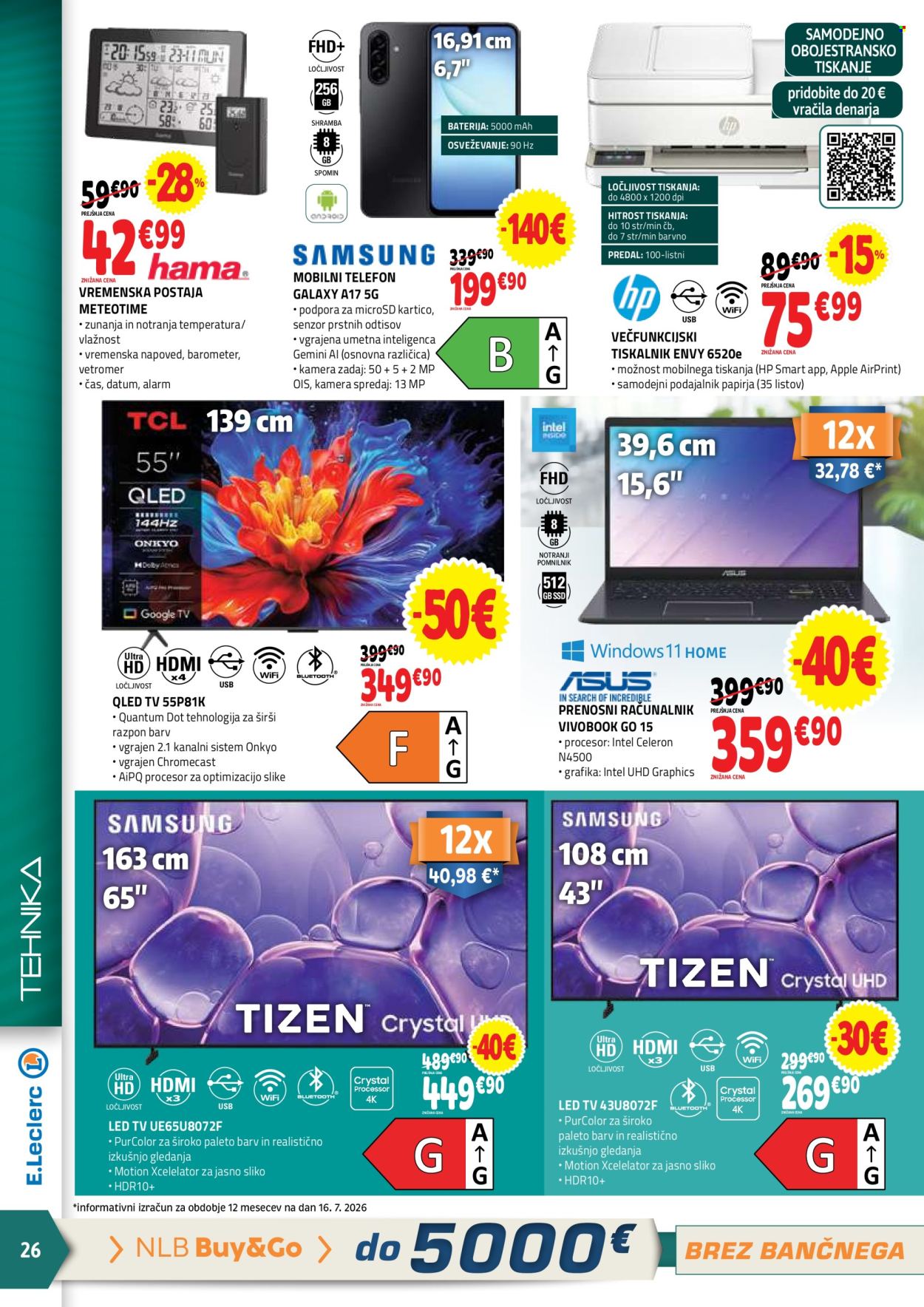 E.Leclerc katalog - 29.7.2026 - 8.8.2026. Stran 26