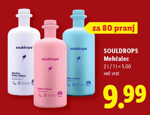 SOULDROPS Mehčalec