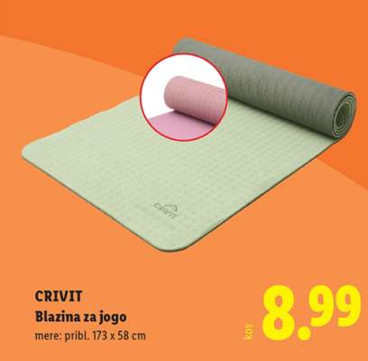 CRIVIT Blazina za jogo
