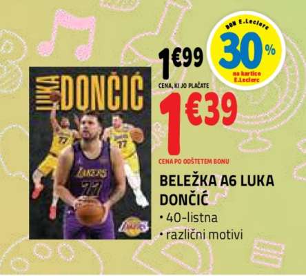 BELEŽKA A6 LUKA DONČIĆ