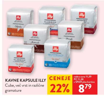 Kavne kapsule Illy