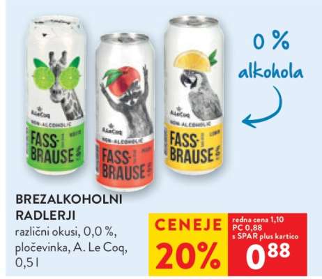BREZALKOHOLNI RADLERJI