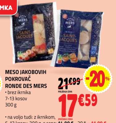 MESO JAKOBOVIH POKROVAČ RONDE DES MERS
